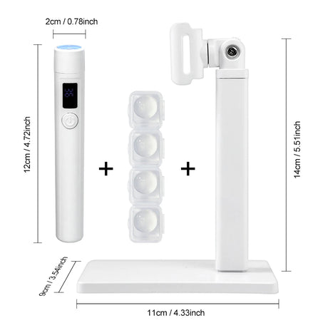 Professional Nail UV LED Lamp Desk With Display Rechargeable Portable Mini Nail Dryer Stand UV Lamp for Nails Art Removable