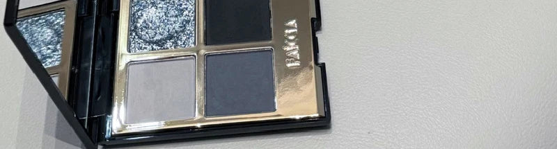 Faiccia 4-Color Mojito Eyeshadow Palette - Earth Pink Brown, Glitter Matte, Brightening, Perfect for Daily & Party Looks