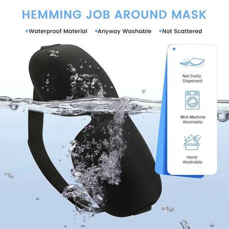 3D Sleep Mask Blindfold Sleeping Aid Soft Memory Foam Eye Mask for Sleeping Travel Blockout Light Slaapmasker Eye Cover