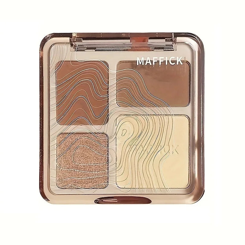 Natural Stereoscopic Face Powder Palette Matte Bronzer Contour Shading Multifunctional Highlighter Cosmetic Blush gift