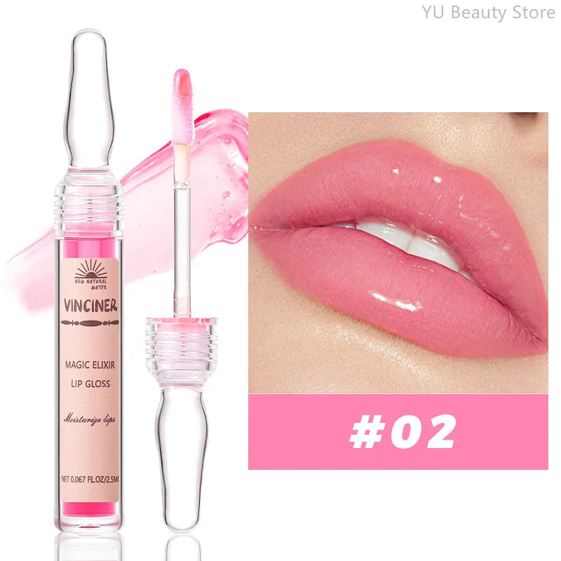 6 Colors Lip Plumping Gloss Instant Lip Plumper Extreme Volume Serum Oil Moisturizing Sexy Plump Lips Korean Makeup Products