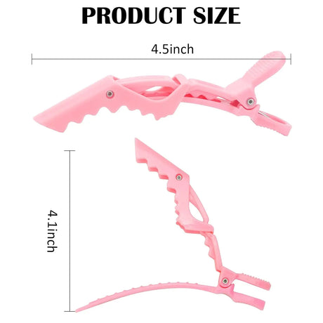 12Pcs Hair Clips for Styling Sectioning,Wide Teeth Design Professional Salon Alligator Hair Clips for positioning, perming