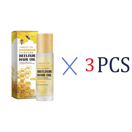 Honey Hair Oil Repair Dry Scalp Damaged Fragile Hair Helps Prevent Hair Loss Breakage Mild Formula Protects Health Hair 10ml