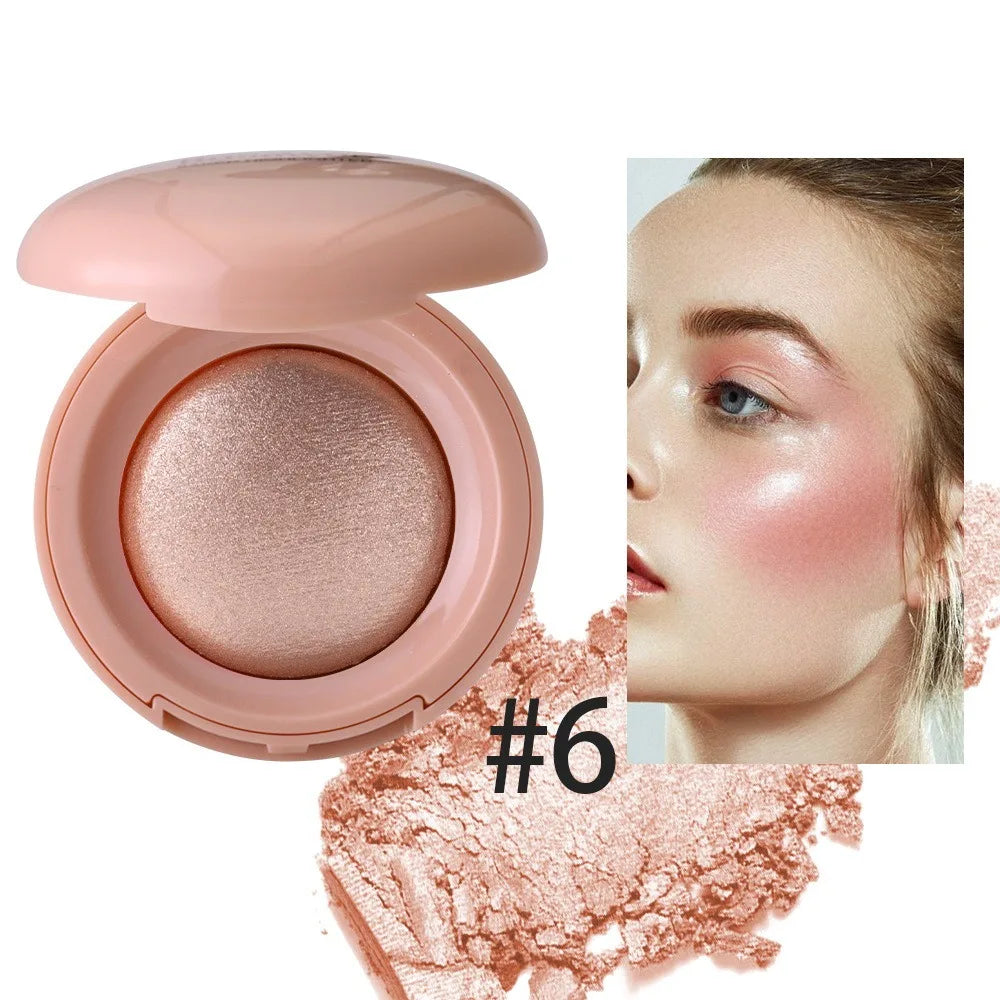 3D Face Highlighter Powder Instant Silky Baked Shimmer Illuminator Makeup Natural Glossy Brighten Contouring Glitter High Gloss