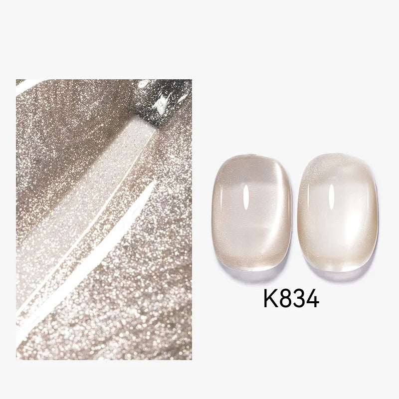 MAYCHAO Cat Eye Magnetic Gel Nail Polish Glitter Effect Semi Permanent Soak Off UV Gel Varnish Manicure For Nail Art
