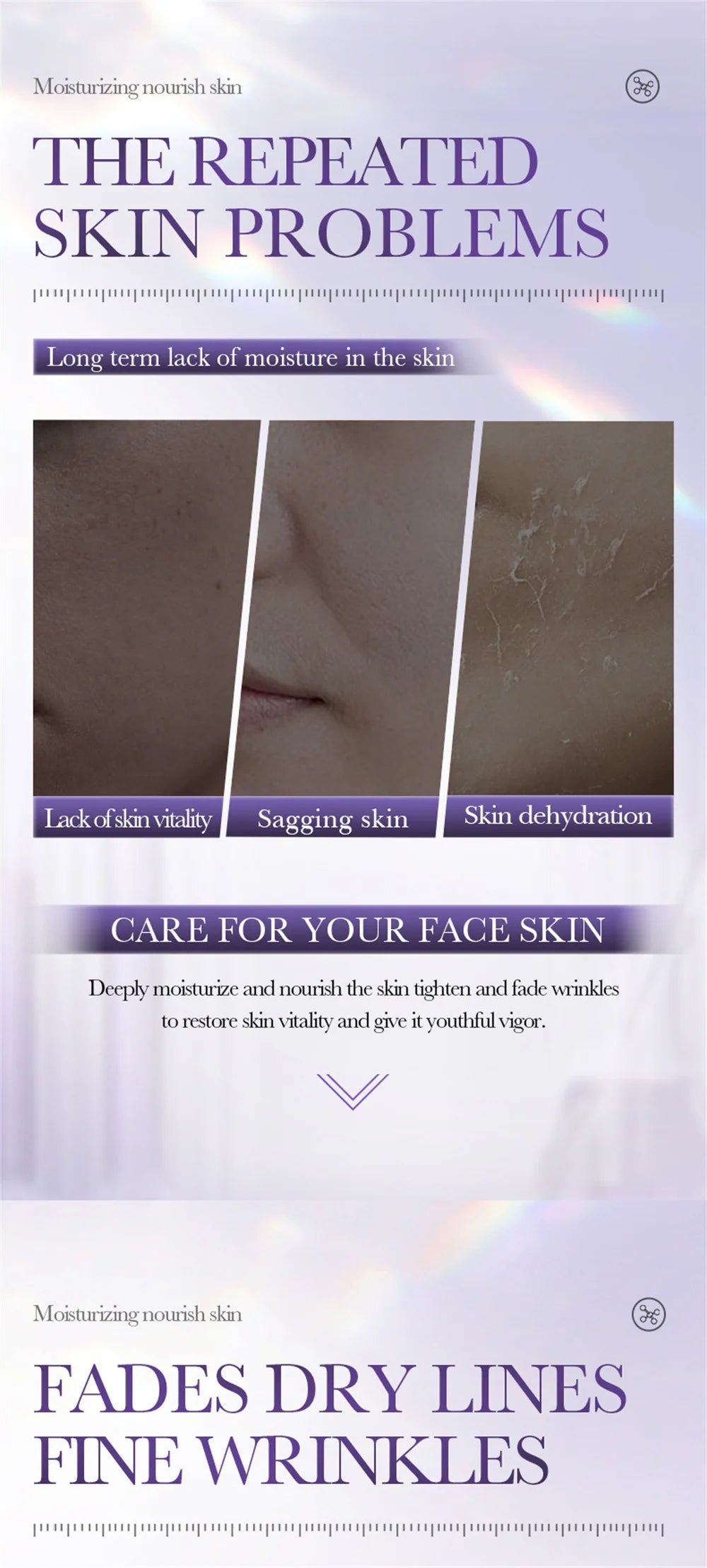 Instant Wrinkle Remover Face Serum Lifting Firming Fade Fine Lines Anti-aging Essence Whitening Brighten Nourish Skin Care