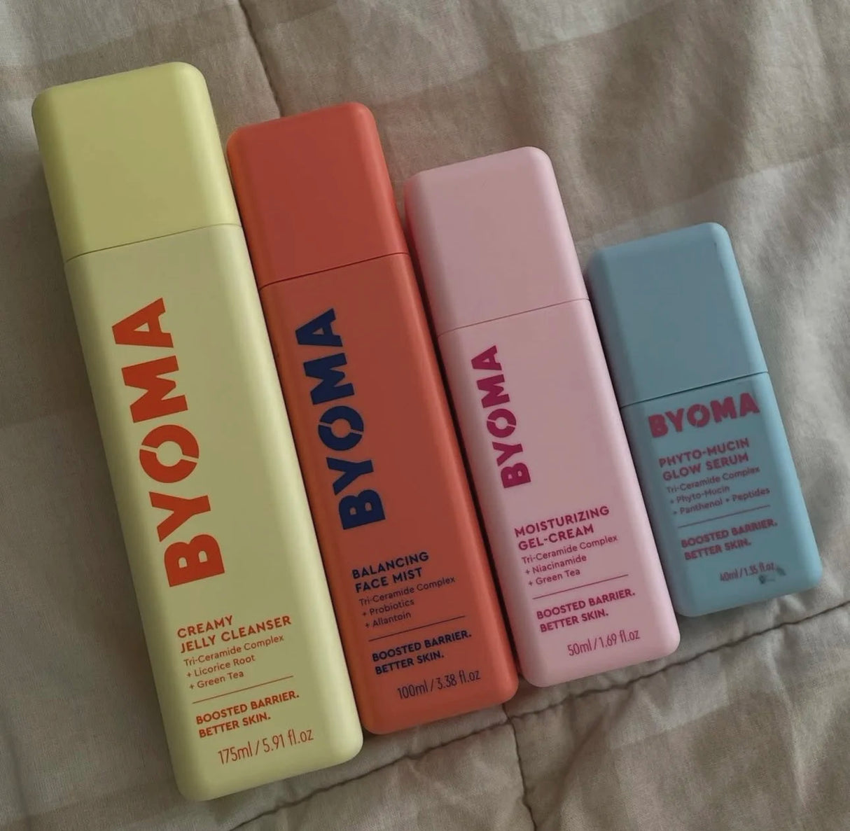 Original Boost Barrier Gentle Better Essence Skincare BYOMA Phyto-Mucin Glow Serum Hydrating Recover Oil Moisturizing Gel-Cream
