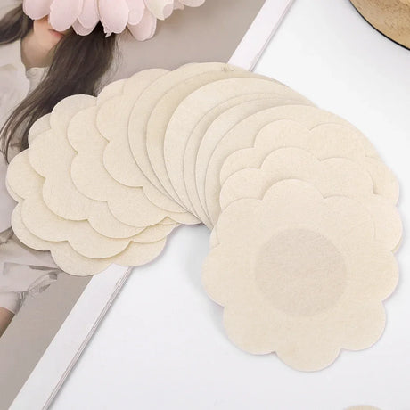 60pcs/box Nipple Cover Stickers Women Breast Lift Tape Pasties Invisible Self-Adhesive Disposable Bra Padding Chest Paste Patch
