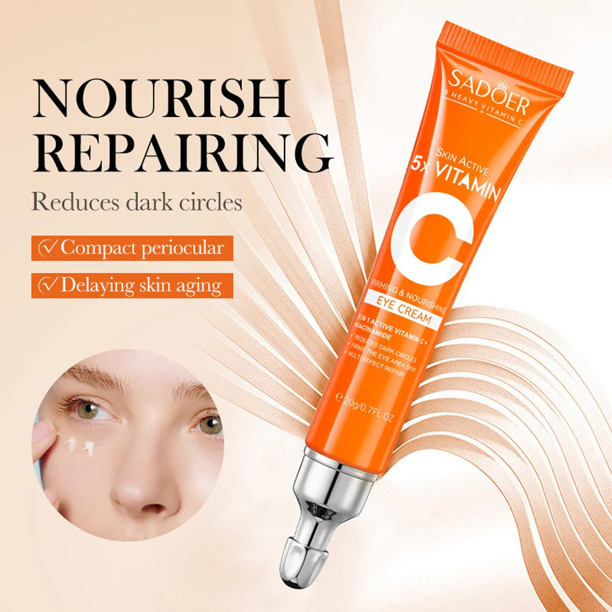 Vitamin C Skincare 6-Piece Gift Set Whitening Brightening Moisturizing And Firming – All In One A Perfect Holiday Christmas Gift