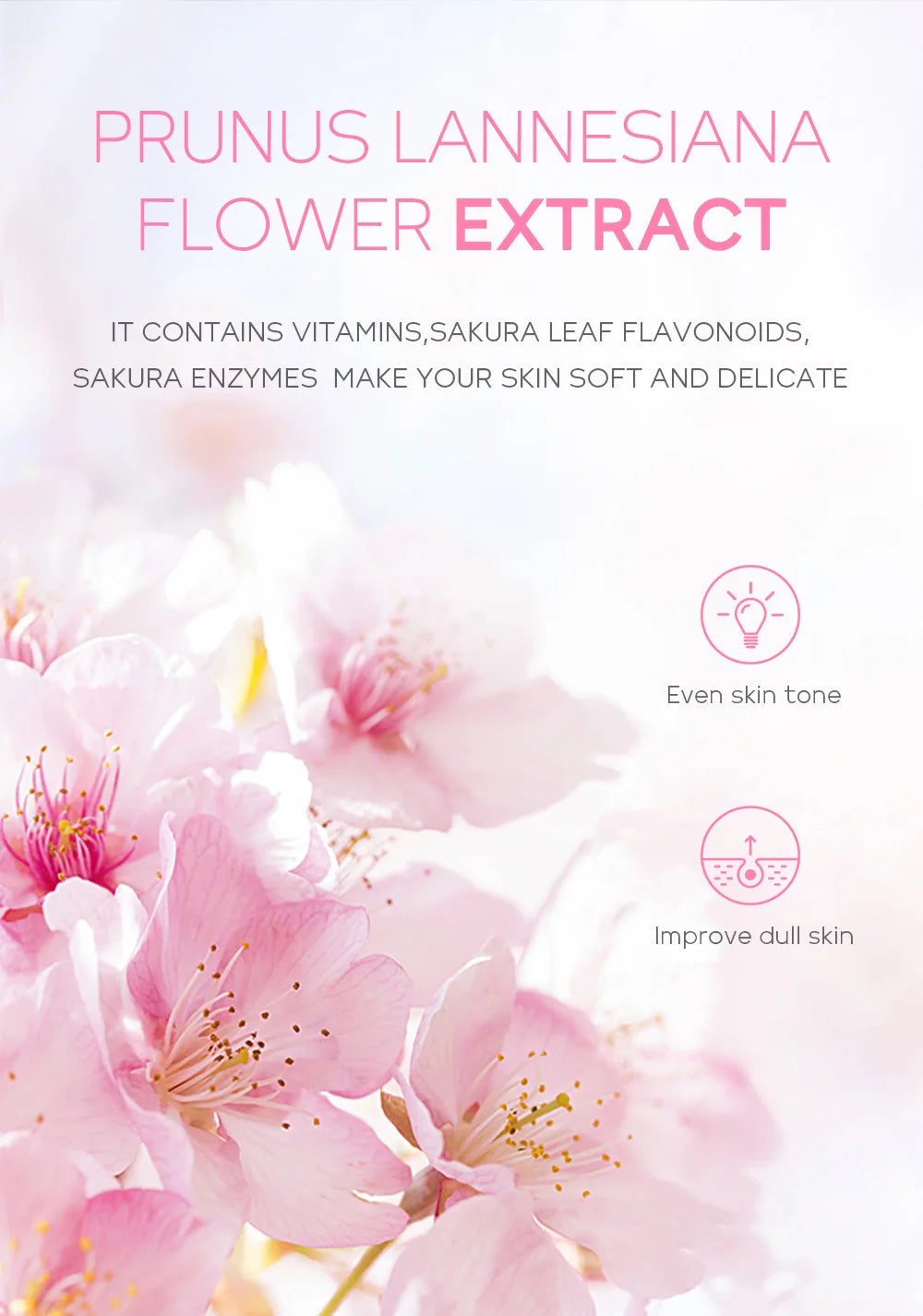 Japanese Cherry Blossom or Vitamin C Facial Cleanser Skin Cleansing Moisturizing Blackhead Remove Skincare Face Wash Foam Face