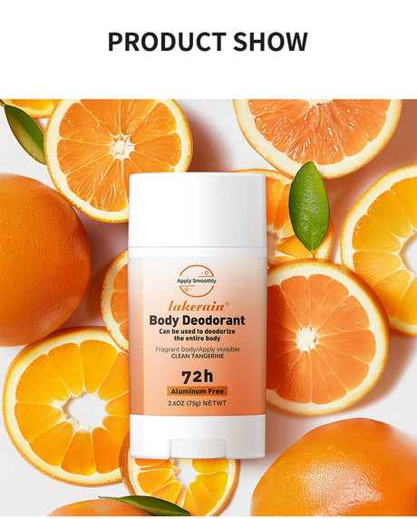 New Whole Body Deodorant Invisible Cream Stick 72 Hour Odor Control Aluminum Free Baking Soda Free Skin Care