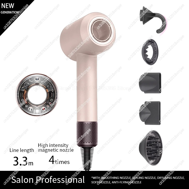 Professinal Leafless For Dyson Hair Dryer Negative Ion Quick Dry Home Powerful Hair Constant Flyaway Attachment Anion Electric