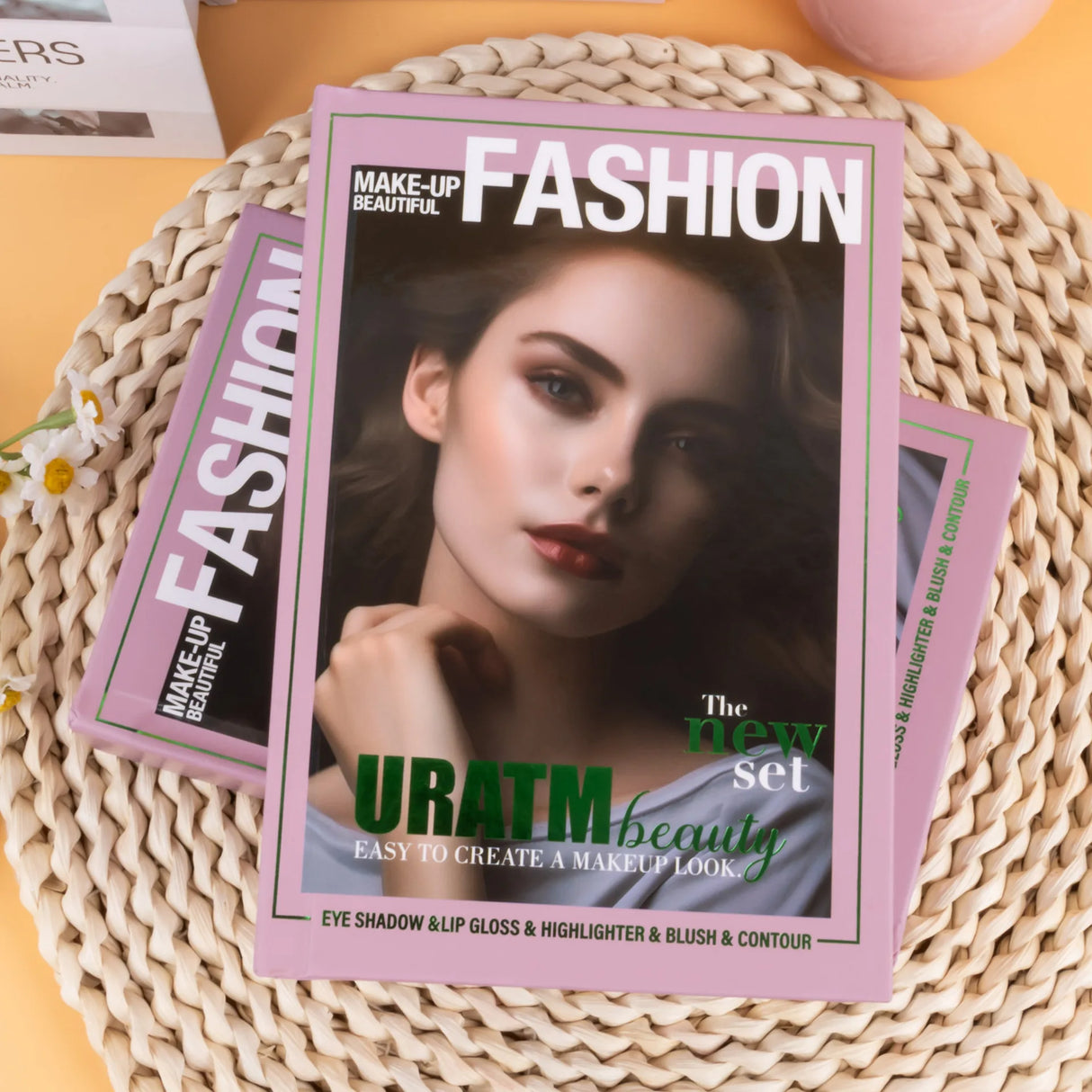 Eye Shadow Palette Five-page Flipbook Matte Pearlescent Lasting Non-smudge Multi-function Blush Contouring Highlighter Makeup