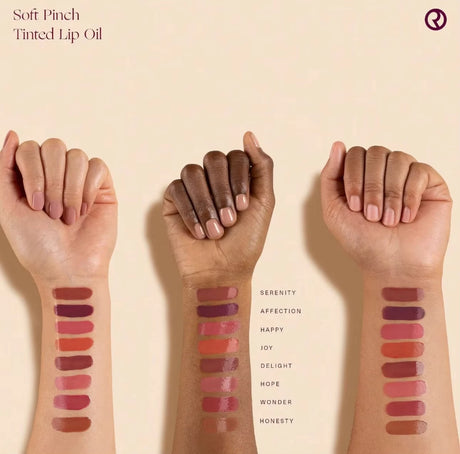 Rare Beauty Soft Pinch Tinted Lip Oil Stain Lip Gloss Delight Hope Happy Wonder Liquid Blush Makeup Cosmetics Face Eye Blusher