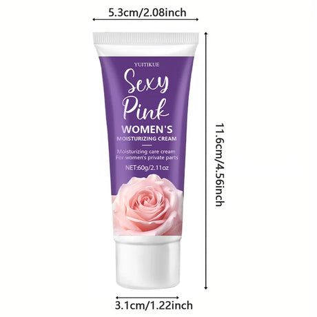 60g Female Intimate Cream - Moisturizing and deodorizing, smooth application, women's happiness and health, high-end beauty, sel