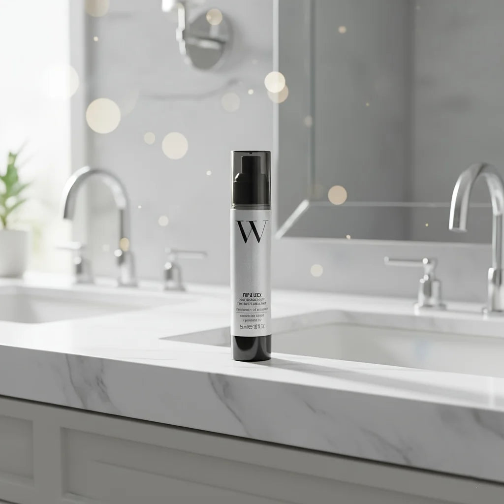 Sparkling High Gloss Finish Hair Styler - Frizz-Free Smoothing Serum for Glassy Shine, Weightless Glossy Oil for Color Brilliance, Non-Greasy Formula