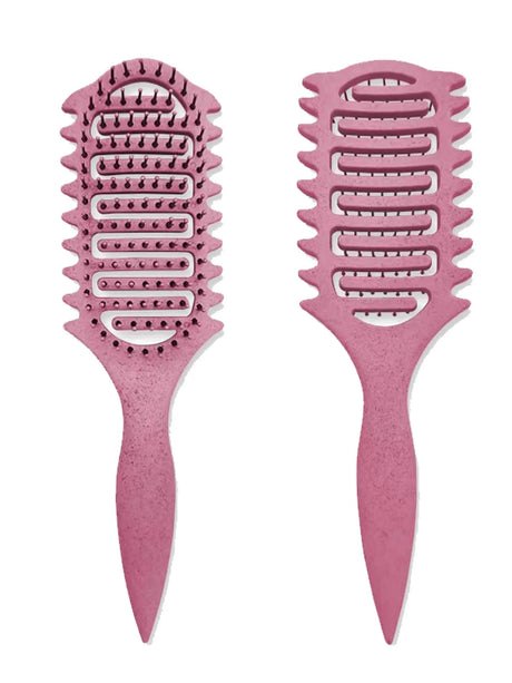 Curly Comb Curl Define Styling Brush Hollow Out Detangling Hair Brush Tangled Wet Curly Hair Comb Shaping Curls Hairdressing