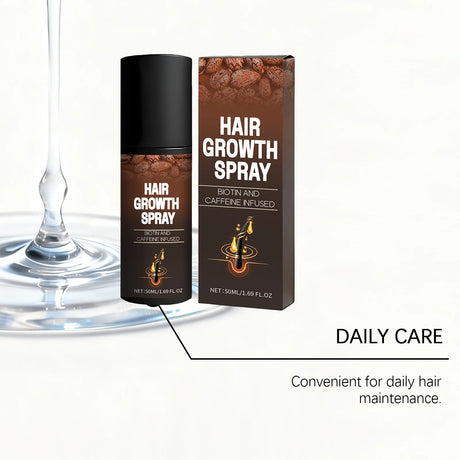 Biotin Caffeine Hair Serum Spray Deep Hydrating Nourishment Strengthen Hair Roots Reduce Hair Loss Smoothing Shiny Hair Care