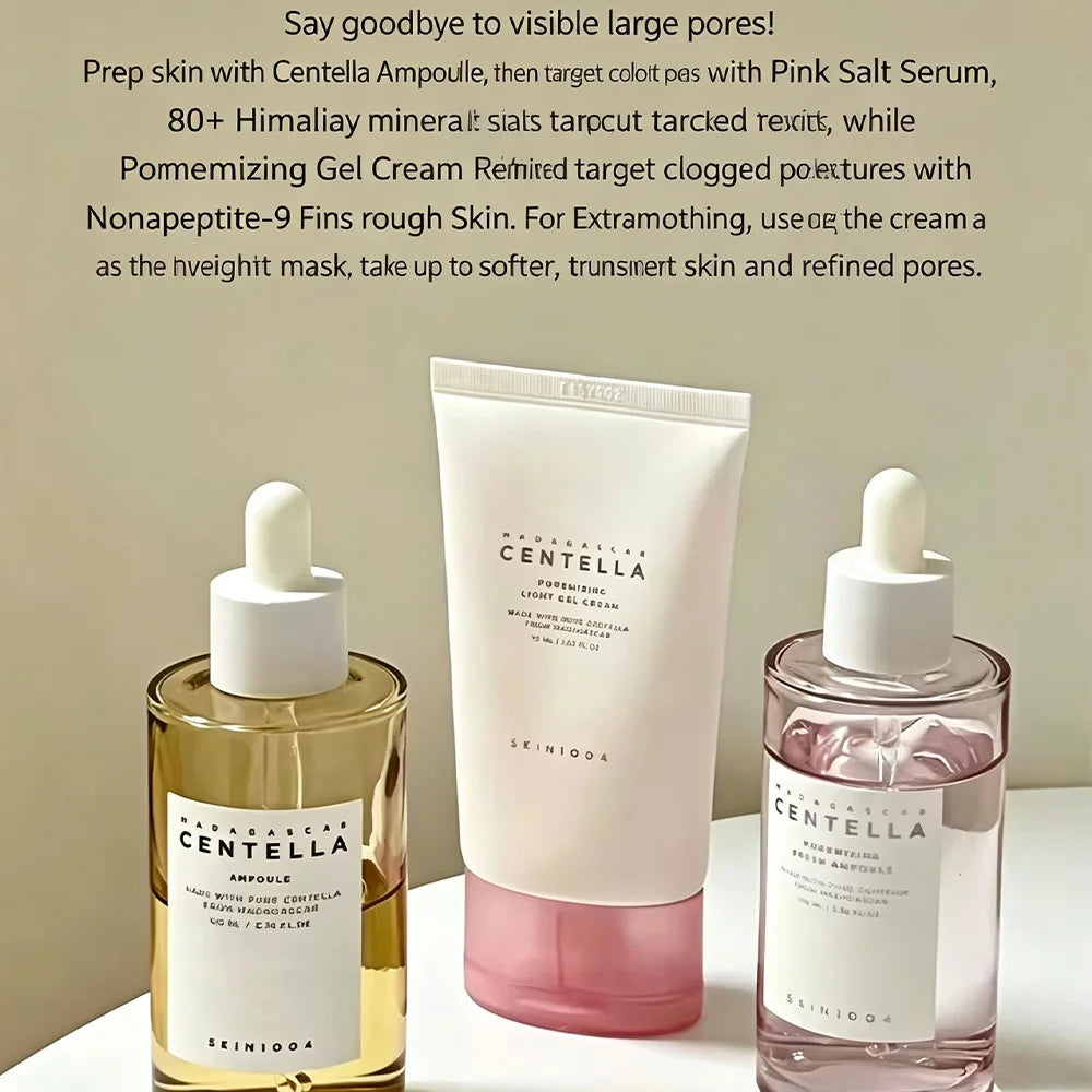SKIN1004 Madagascar Centella Travel Kit, Mini Soothing Repair Hydrating Skincare Set For Sensitive Dry Skin Daily Travel Gift