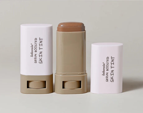 Skin Tint Foundation Stick Eraser Concealer Foundation Stick Serum Boosted Smooth Plumper Hight Coverage Travel Bronze Foundatio