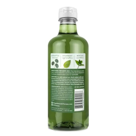 Village Naturals Therapy Muscle Foaming Bath Oil and Body Wash 16 oz. 2 pack, Green, 16 oz