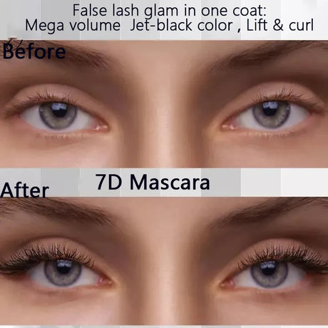 1/2/3PCS 9D Fiber Mascara Set Waterproof Durable Curling Mascara Sweatproof Anti-smudge Slimming Base Mascara for all skin types