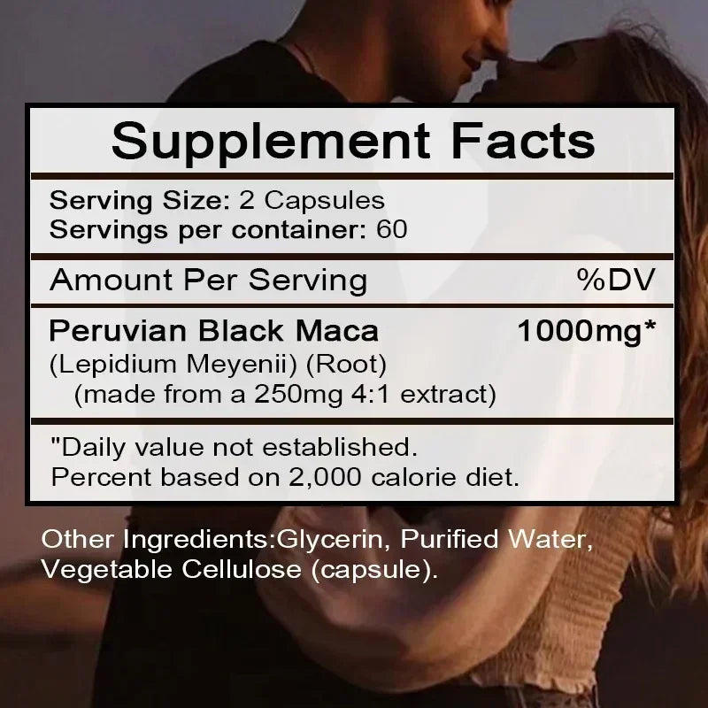 Best Maca for Men and Women Relieves Fatigue Anxiety, Increases Vitality, Improves Stamina and Immunity