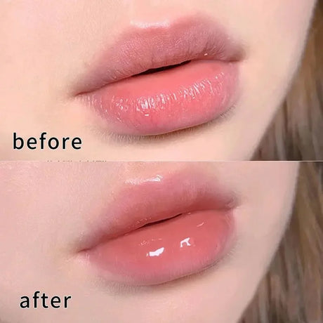 Peach Milk Lip Oil, Bee Lip Balm, Moisturizing Lip Balm, Soothing and Hydrating Lip Oil, Easily Repairs Dry, Cracked Lips