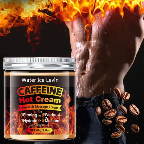 60g Caffeine Thermal Massage Cream - Deeply Nourishing and Firming Moisturizing Cream for Face and Body, Ideal for Exercise, Enhances the Moisturizing System, Moisturizing Cream