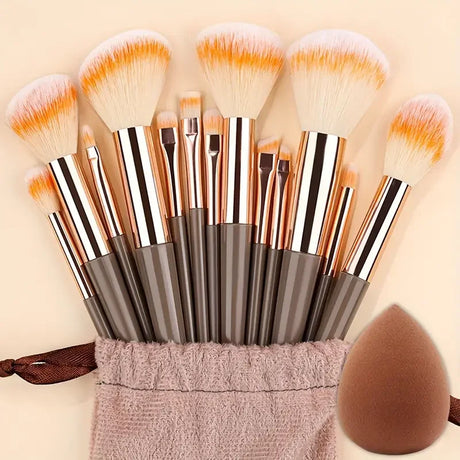 NEW 13PCS Makeup Brush Set Soft Fluffy Eye Shadow Foundation Blush Highlighter Concealer Brush Female Beauty Tool Christmas Gift