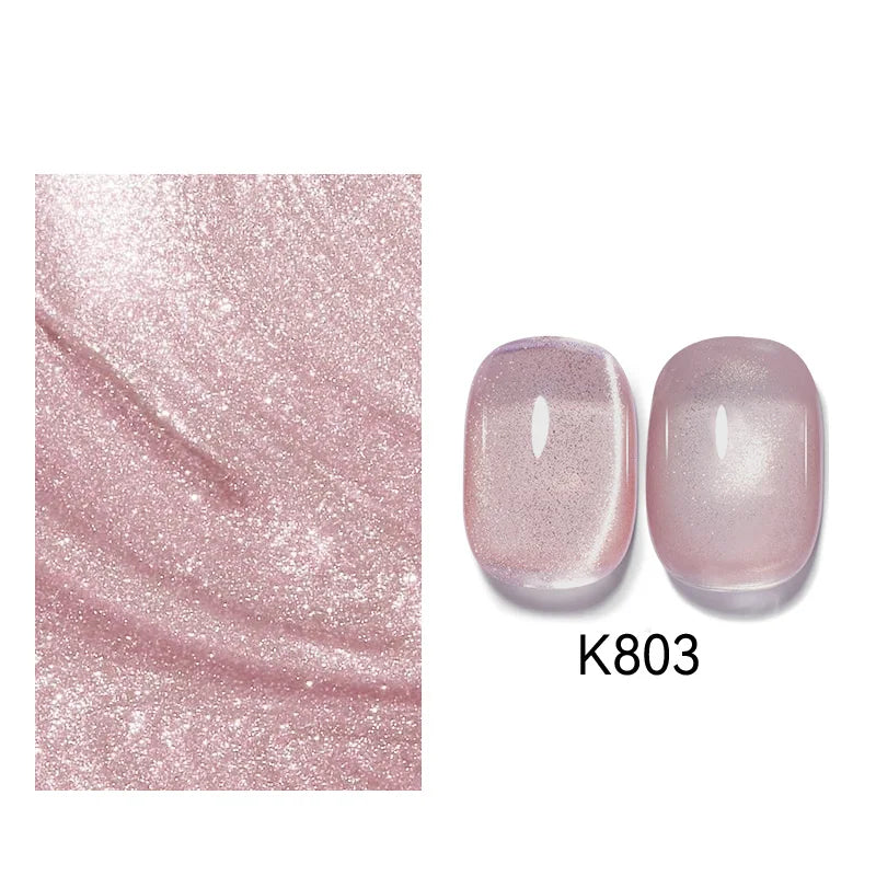 MAYCHAO Cat Eye Magnetic Gel Nail Polish Glitter Effect Semi Permanent Soak Off UV Gel Varnish Manicure For Nail Art