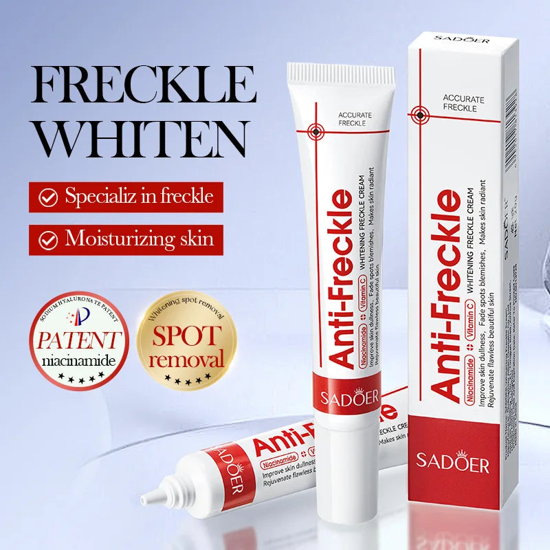 SADOER Anti Freckle Cream Face Brightening Creams Spot Removing Anti-aging Moisturizing Freckles Removal Facial Cream Skin Care