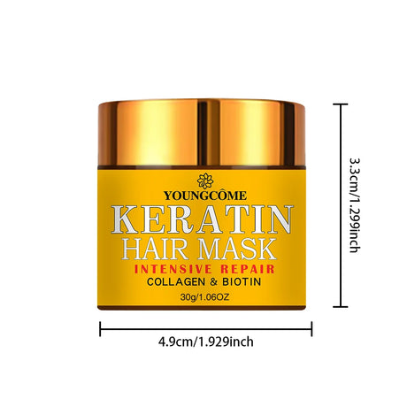 Hair Repairs Hair Mask Biotin Collagen Keratin Treatment Hairs Conditioner Hair Essential Oil Nourishing for Dry Damaged