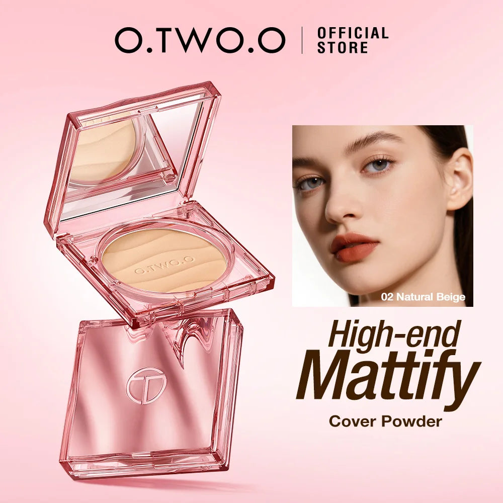 2in1 Setting Sun Protection Weightless Matte Powder Long Lasting High Concealer Power Waterproof Oil Free Compact