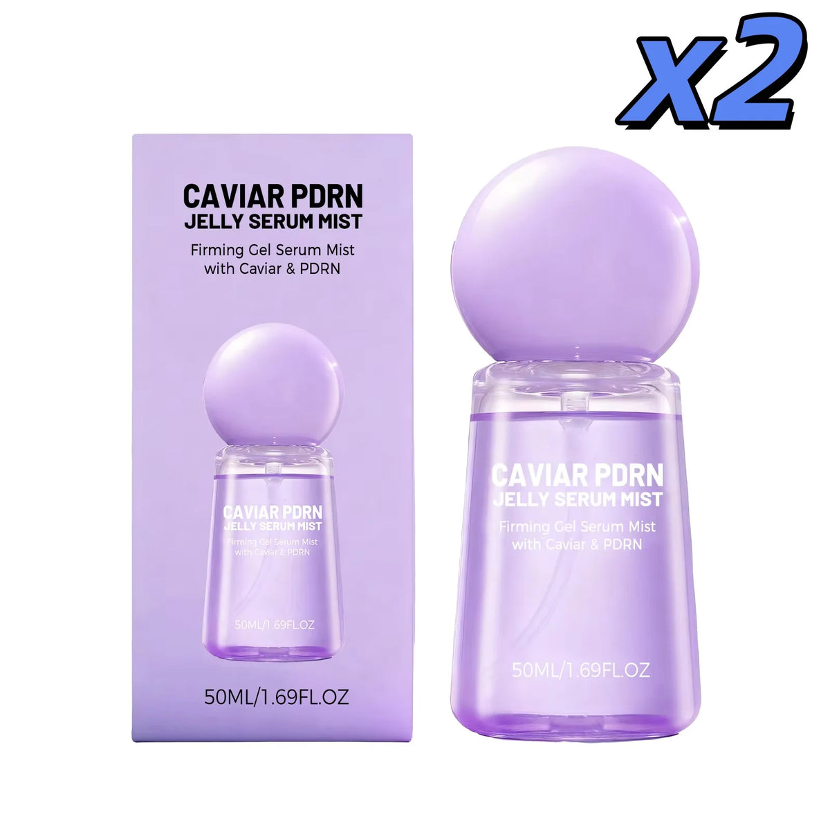 Collagen Peptide Jelly Serum Mist Caviar Pdrn Essence Spray Smooth Dry Moisturizing Brighten Firm Fade Pore Nourishing Face Care