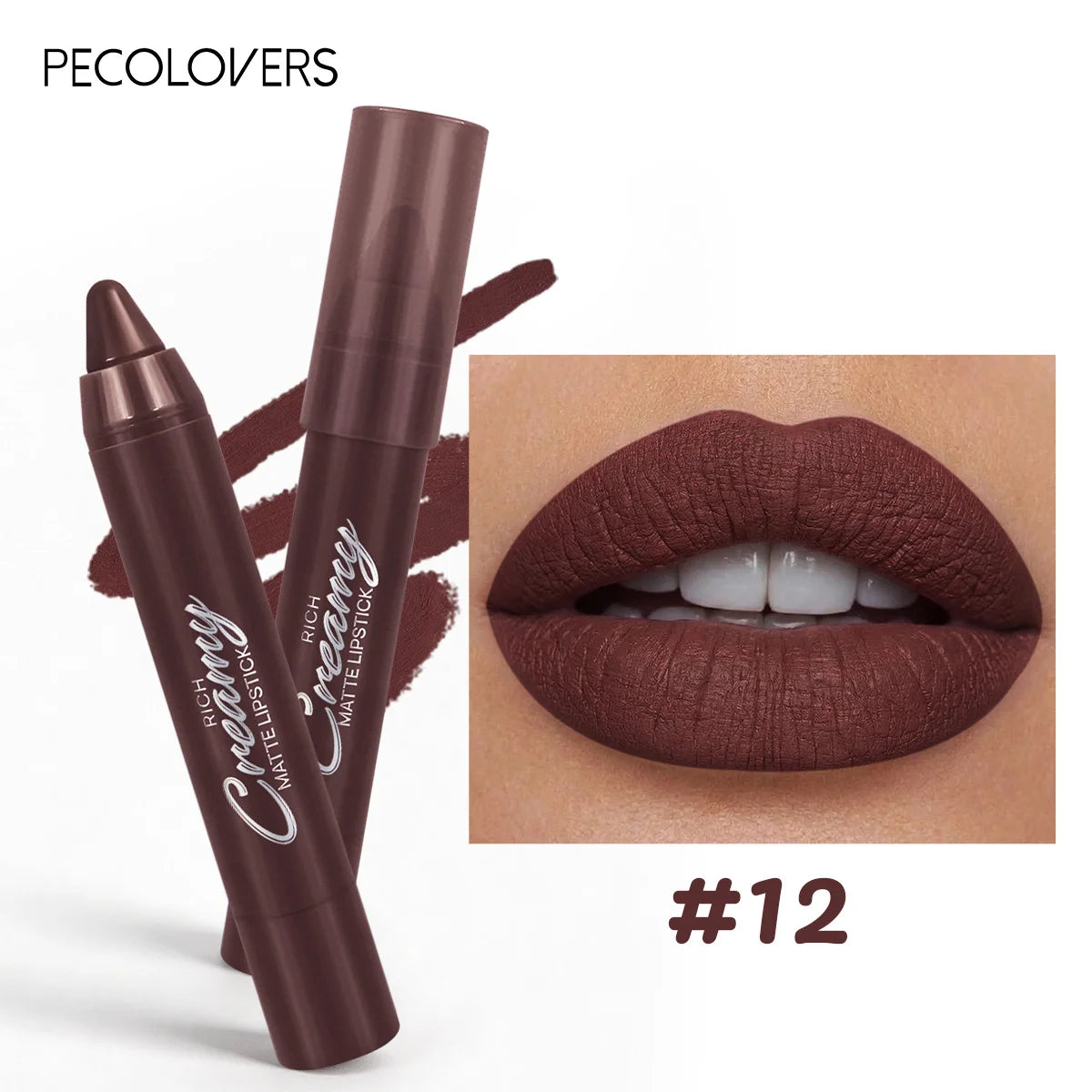 6PCS/SET Creamy Matte Lipstick Kit, 6 Versatile Everyday Lip Shades, Silky Smudge-Proof Lip Crayon, Smooth Glide-On Application, Lightweight Comfortable Wear, Travel-Friendly Beauty Essentials