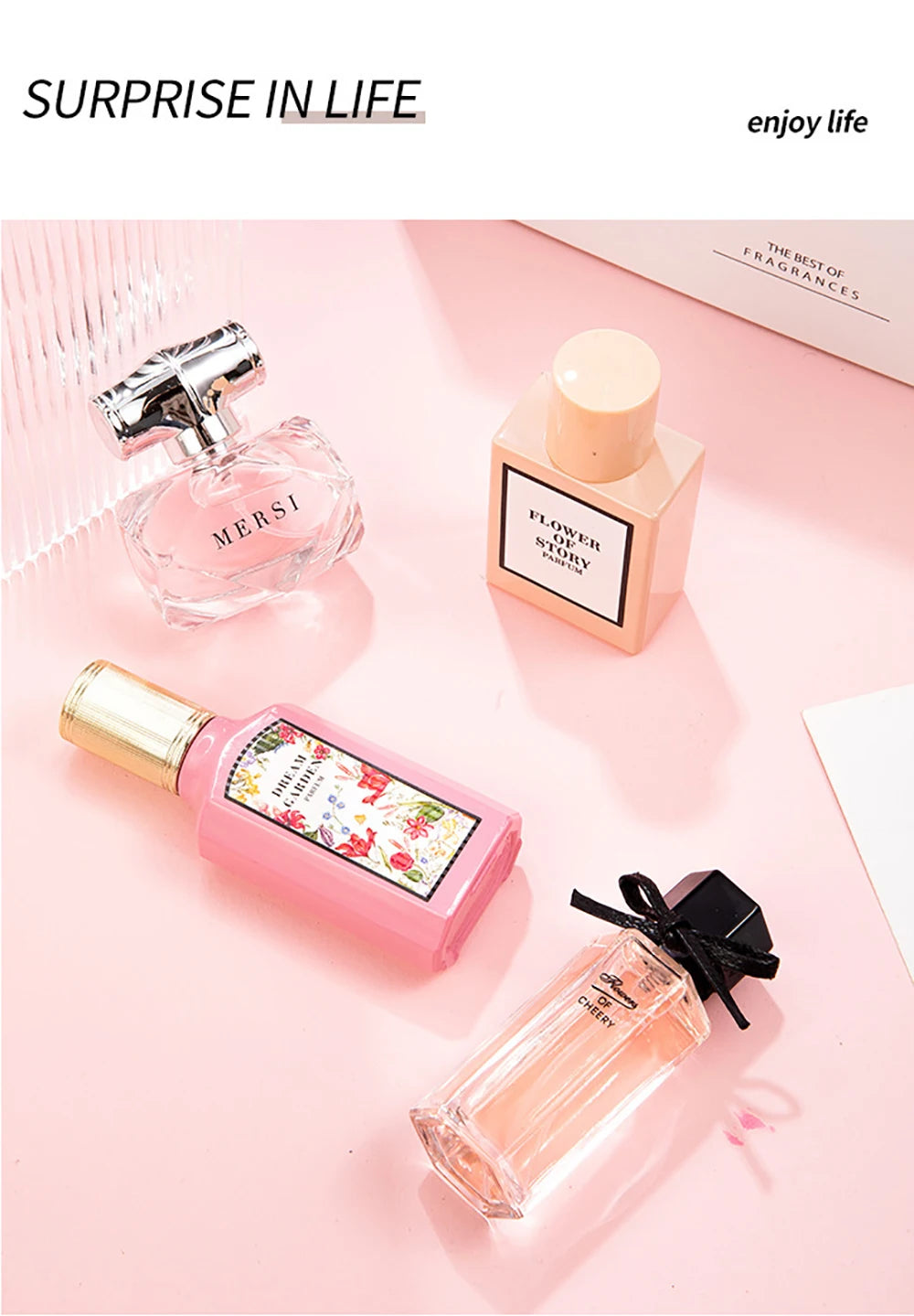 Brand Perfume Women Gift Box Four Piece Set Plant Floral Scent Pheromone Lasting Fragrance Exudes Feminine Charm духи женские