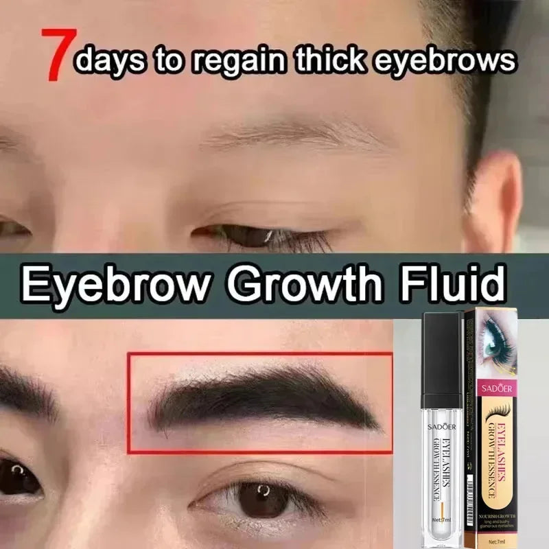 Fast Eyelash Growth Serum 7 Days Lashes Eyebrow Enhancer Product Longer Fuller Thicker Extension Treatment Lash Lift Care Makeup