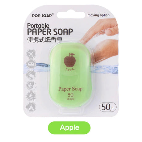 Ultimate Portable Paper Soap Sheets For Outdoor Travel, disposable hand washing travel soap