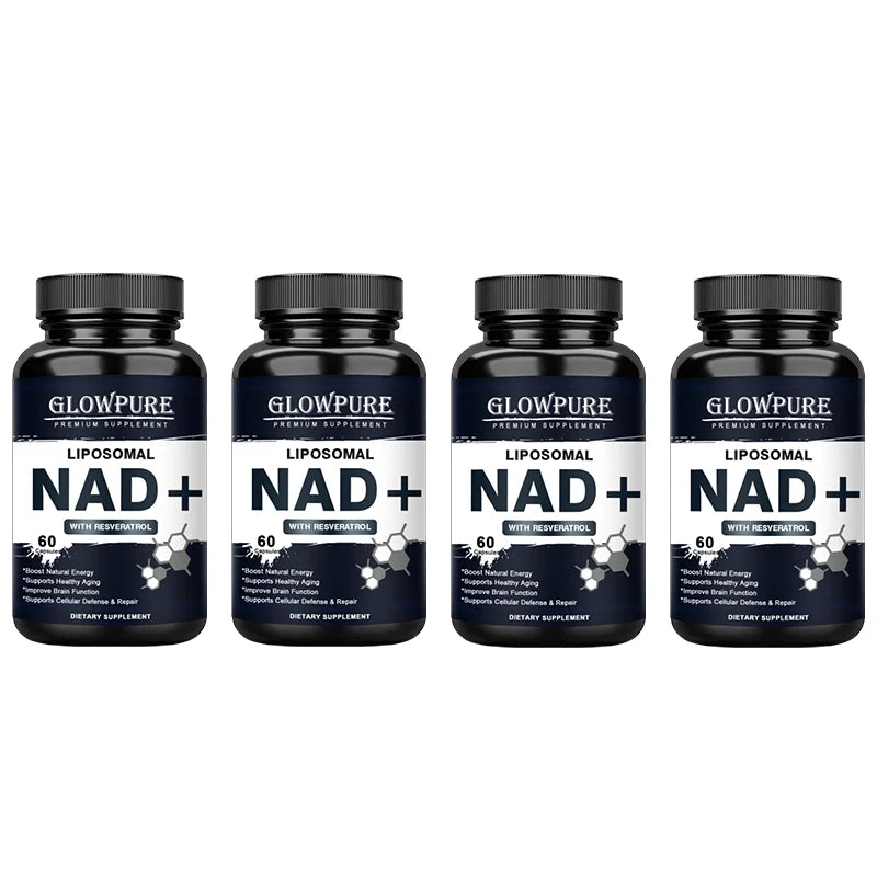 NAD+ Anti-Aging Supplement – Cellular Energy & Immune Booster, Blood Flow Support + Longevity Aid