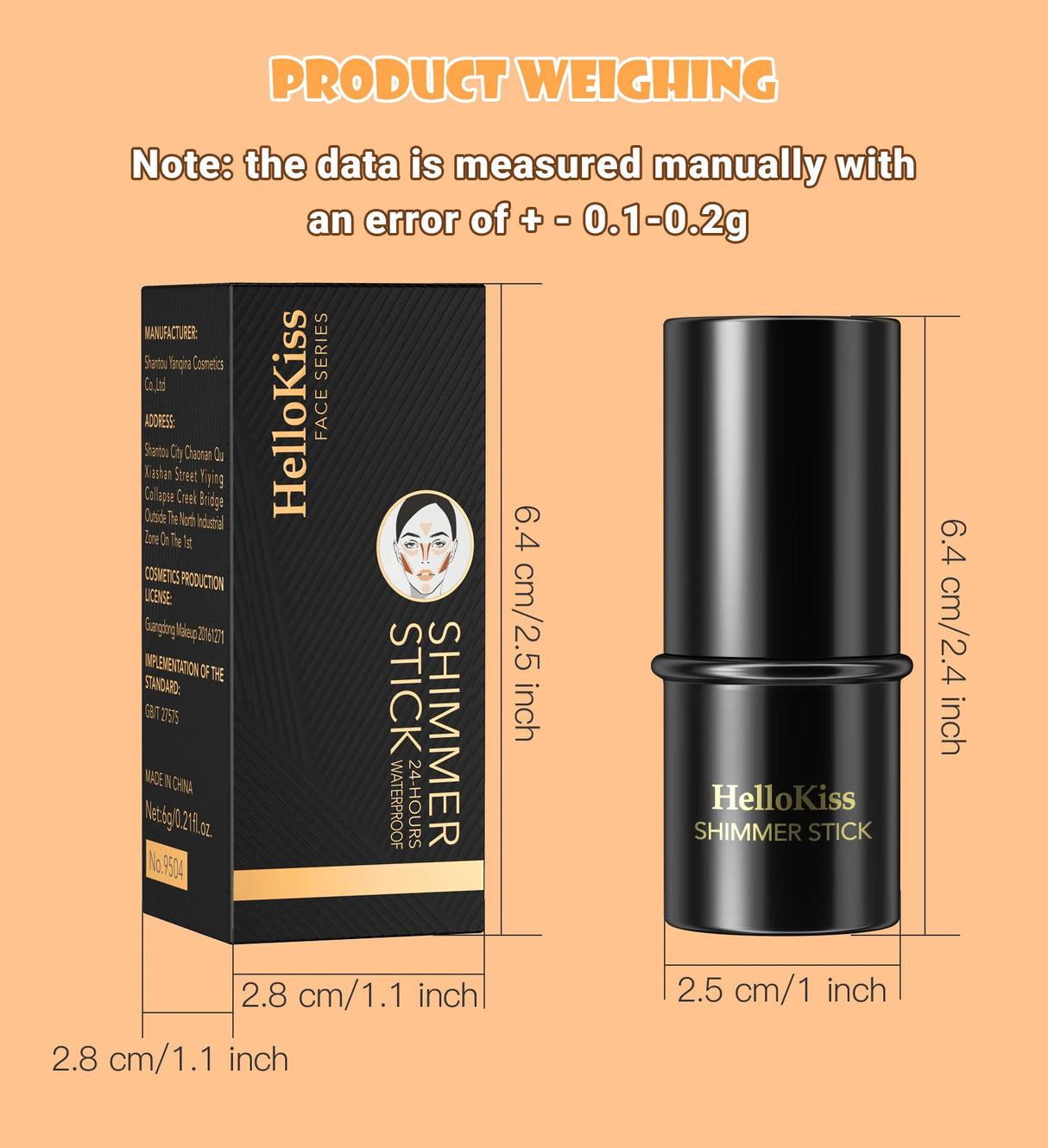 Face Brown Bronzer Contour Stick Face Foundation Makeup Pen Lasting Smooth Contour Shadow Blusher Highlight Concealer Cosmetics