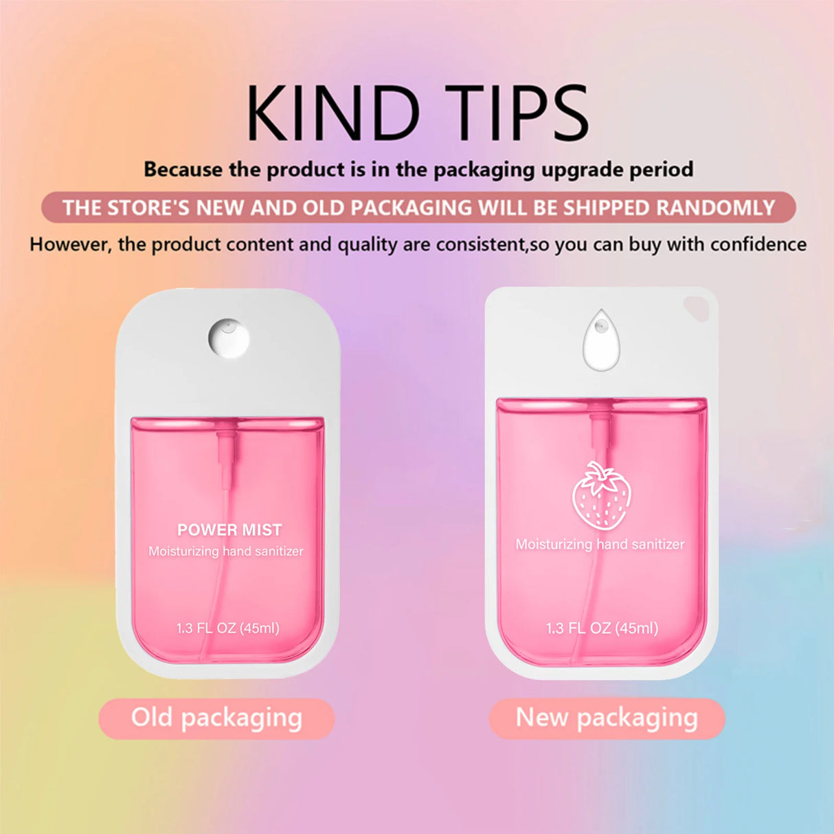 Powerful Spray Portable Safe Reliable Cleaning Hands Moisturizing Hand Washing Spray Nourishing Sanitizer Spray 45/38ml