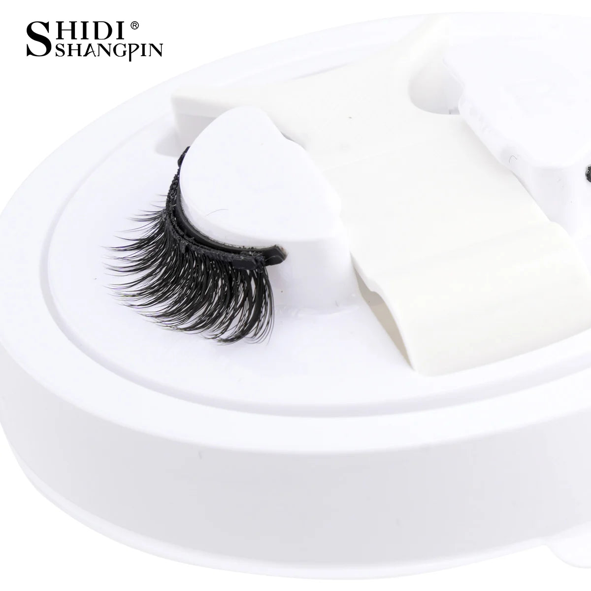 1 Pair Magnetic Eyelashes Set Reusable Easy to Use Eyelash Extension Tools Natural Curler False Eyelashes With Magnetic Tweezers