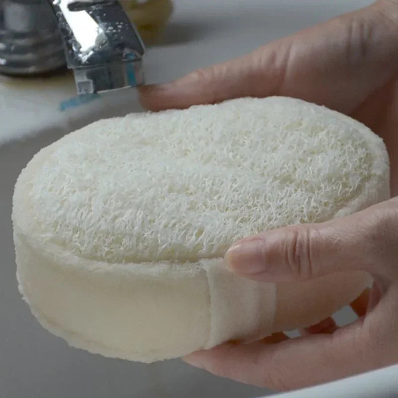 Natural Loofah Brush Unisex Bath Towel Wipe Thick Sponge Bath Wash Rub Body Scrubber Durable Healthy Massage Brush