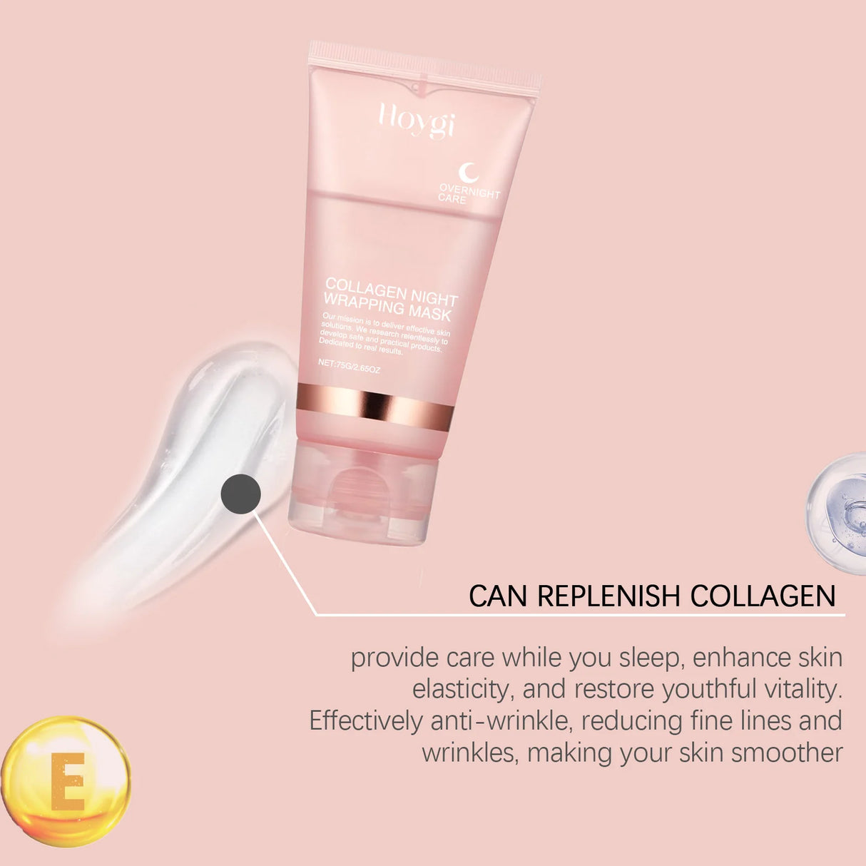 Collagen Peel Off Facial Mask,Pore Cleansing&Firming,Hydrating Glycerin&Centella asiatica,Smooth Fine Lines&Removes Impurities
