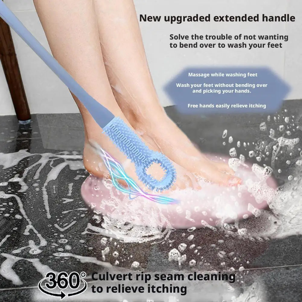 Multi-Functional Foot Scrub Brush Foot Exfoliator Itch Relief Stone Dead Skin Removal Household 
