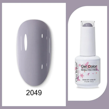 Clou Beaute 15ml HEMA TPO FREE Gel Nail Polish Bright Dark Army Green Gel Lacquer Semi Permanent Art Organic Nail Gel Varnish