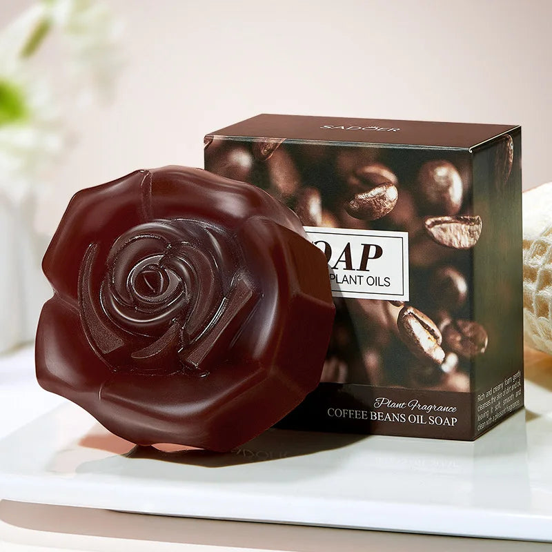 100g Coffee Handmade Soap Cleansing The Body Hand Wash Soap Essential Oil Moisturizing Product Body Care Dry Skin Prevent Dry