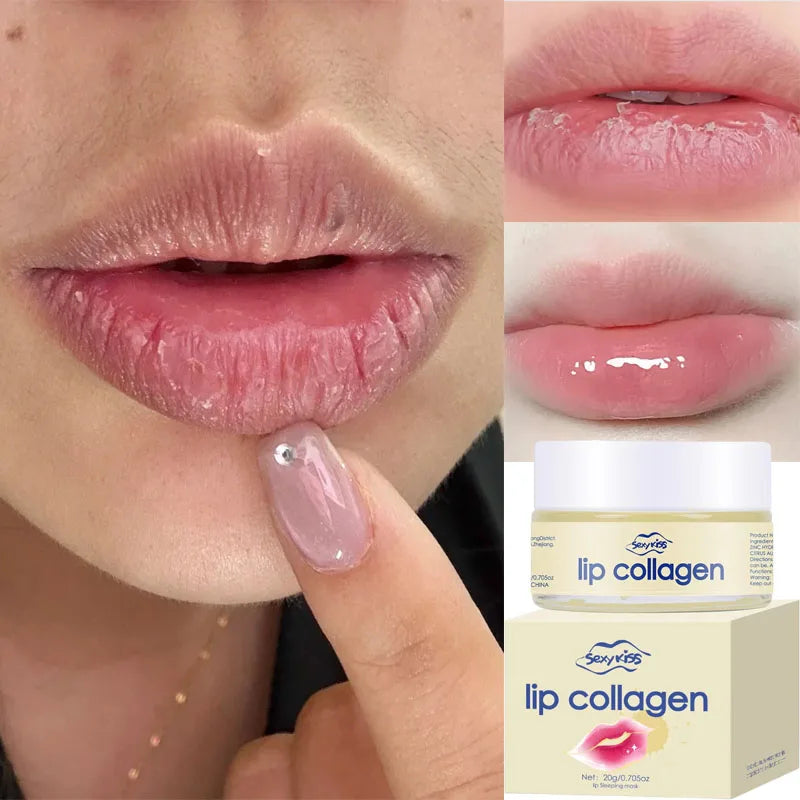 Korea Lips Care Mask Reduce Lip Wrinkles Remove Dead Skin Moisturizing Sleep Lip Balm Long-lasting Nourishing Lip Care Product