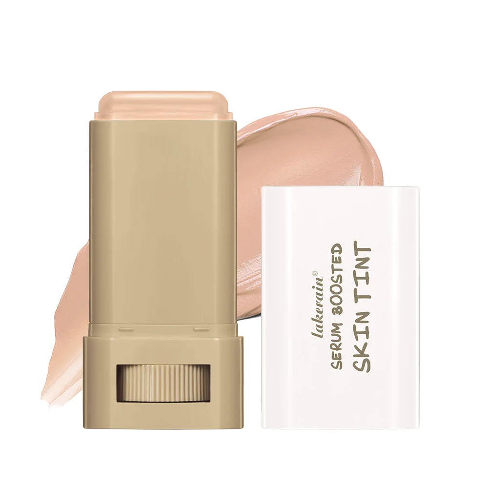 Tinted Moisturizer Balm Foundation Stick Lightweight Hydrating Sheer Coverage Natural Radiant Glow Portable Daily Face Makeup Cosmetic